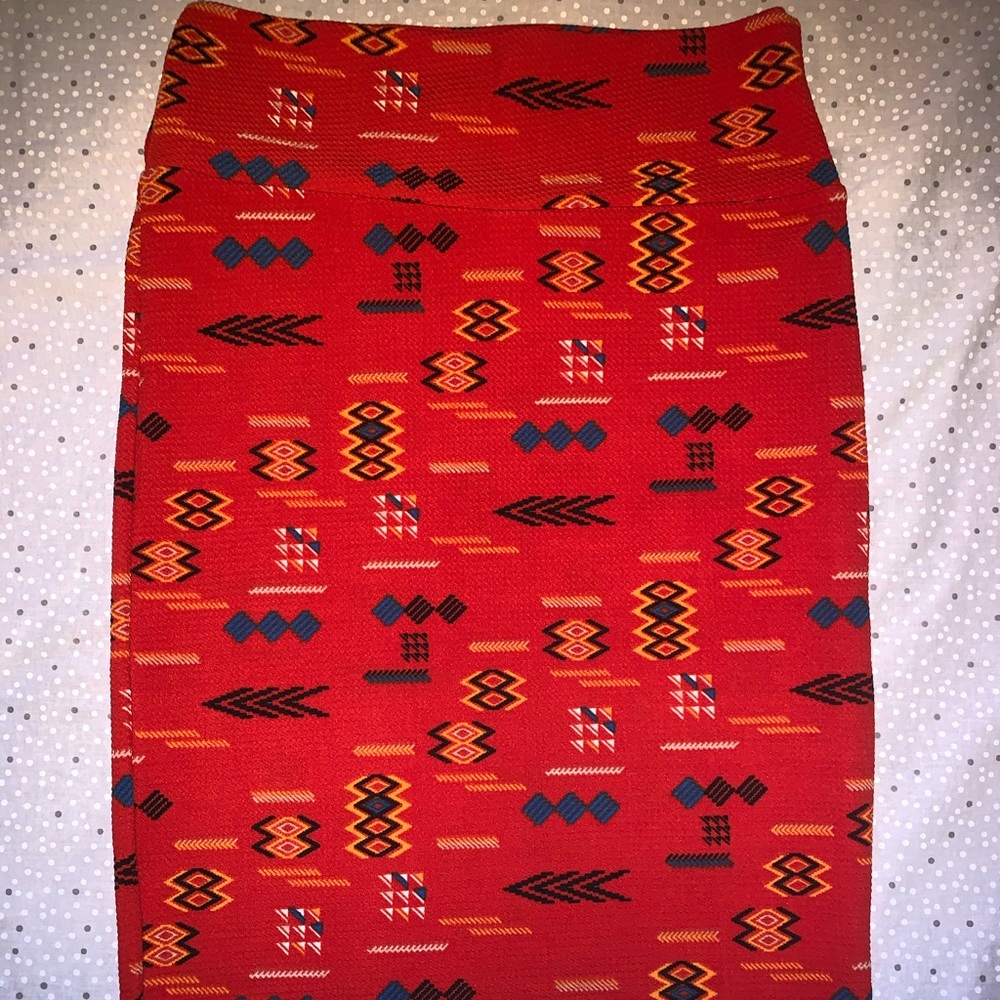 LuLaRoe Size Small Cassie Skirt Aztec